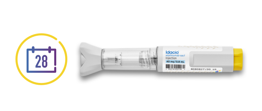 IDACIO Physioject Pre-Filled Autoinjector 28-day room-temperature storage
